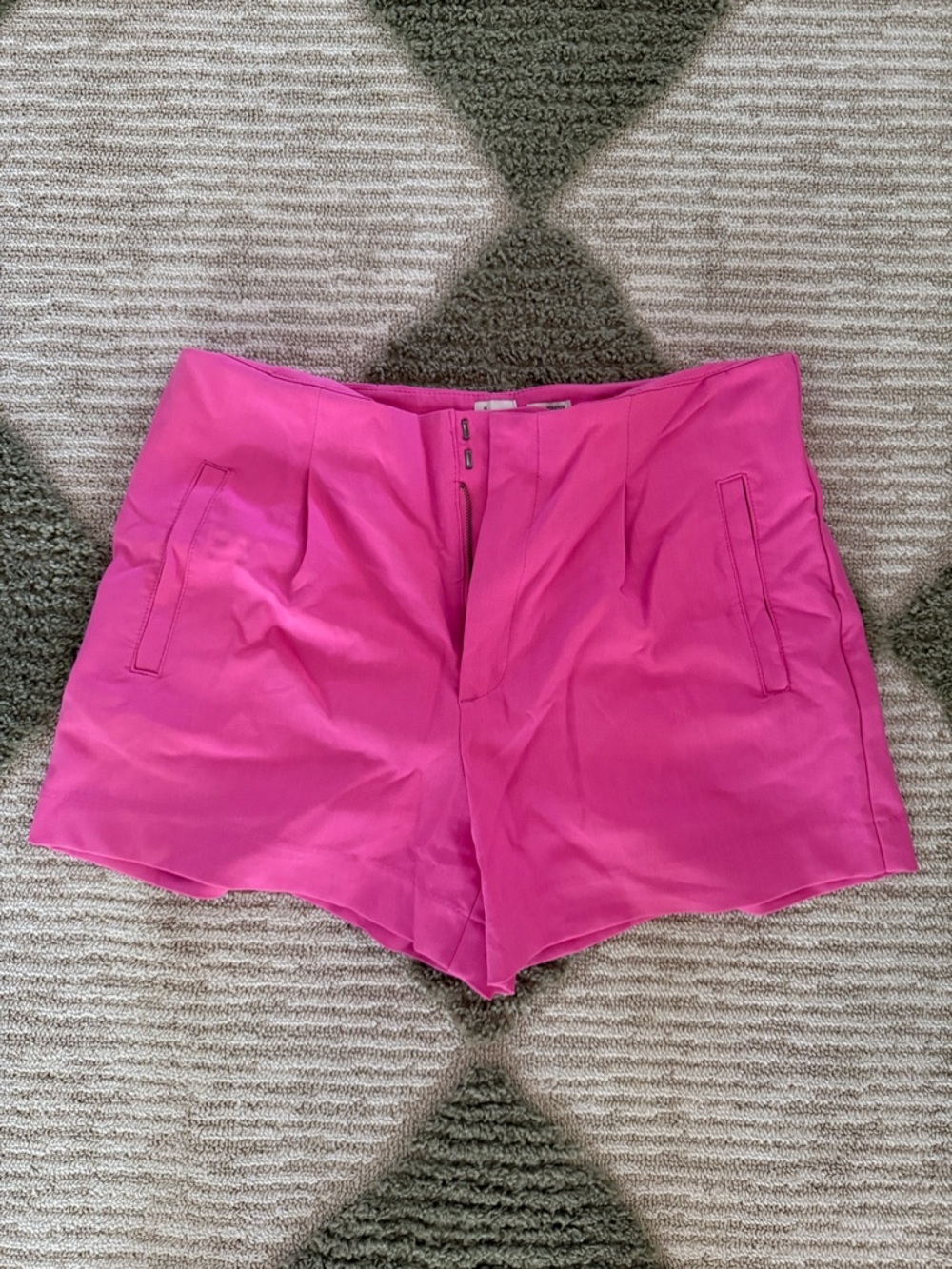 a new day Hot Pink High-Waist Tailored Shorts